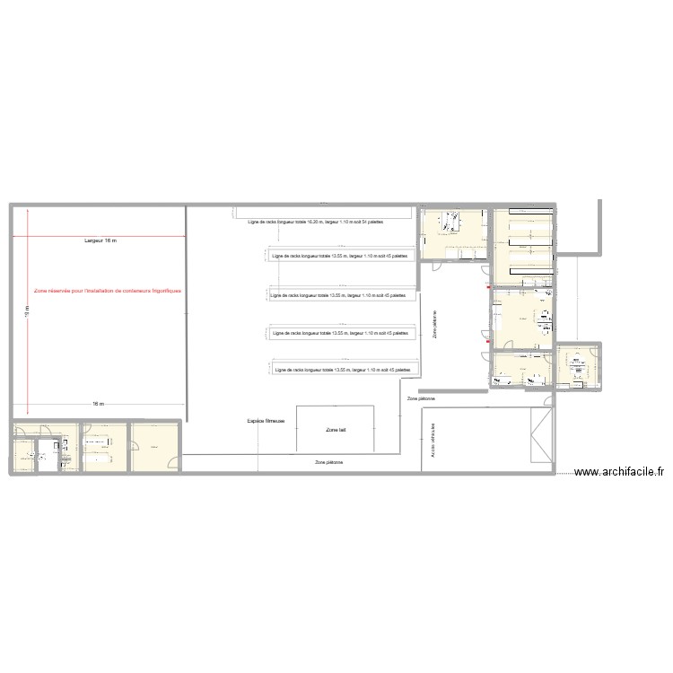 Etude 1 voltaire CONTAINER 2. Plan de 9 pièces et 195 m2
