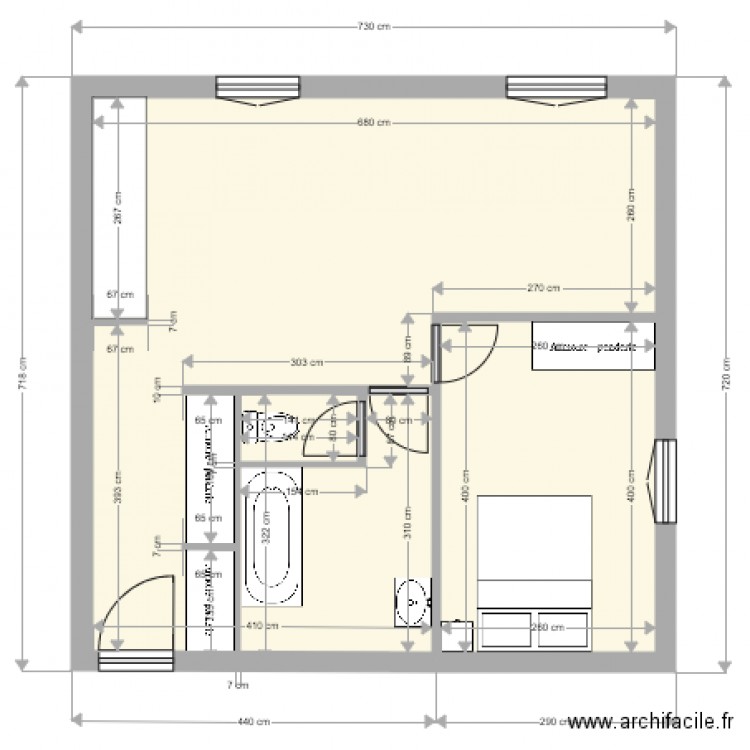 bOB. Plan de 0 pièce et 0 m2