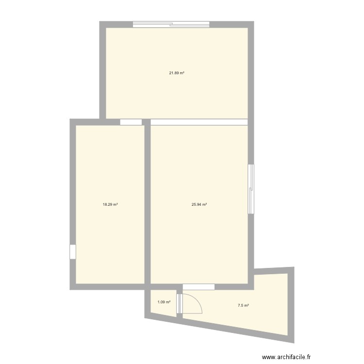 sous sol scudo V1. Plan de 0 pièce et 0 m2