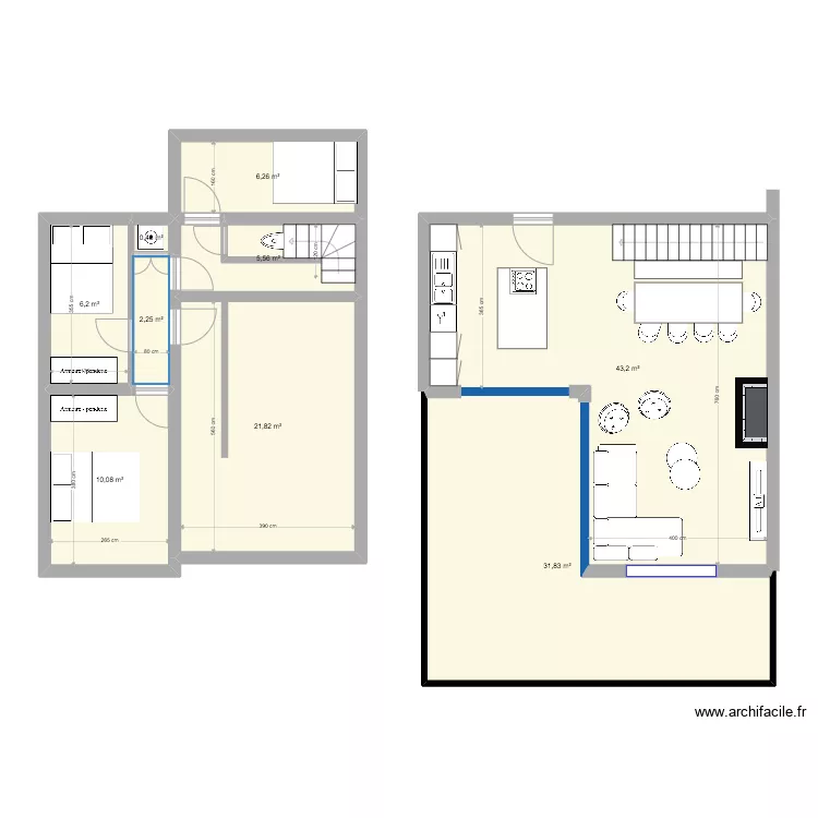 Serravalle 3. Plan de 