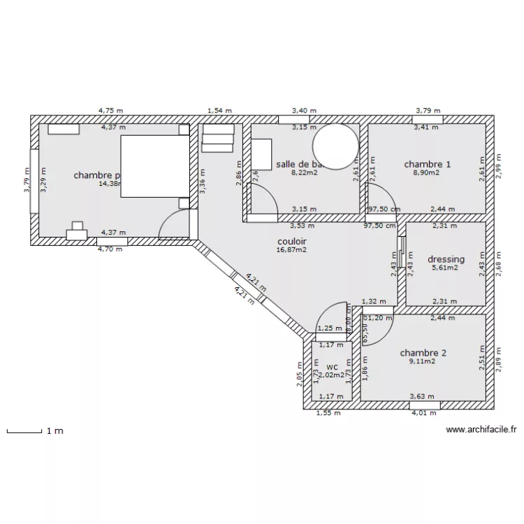 plan etage 4. Plan de 