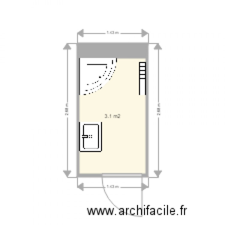 plan taibi avant. Plan de 0 pièce et 0 m2