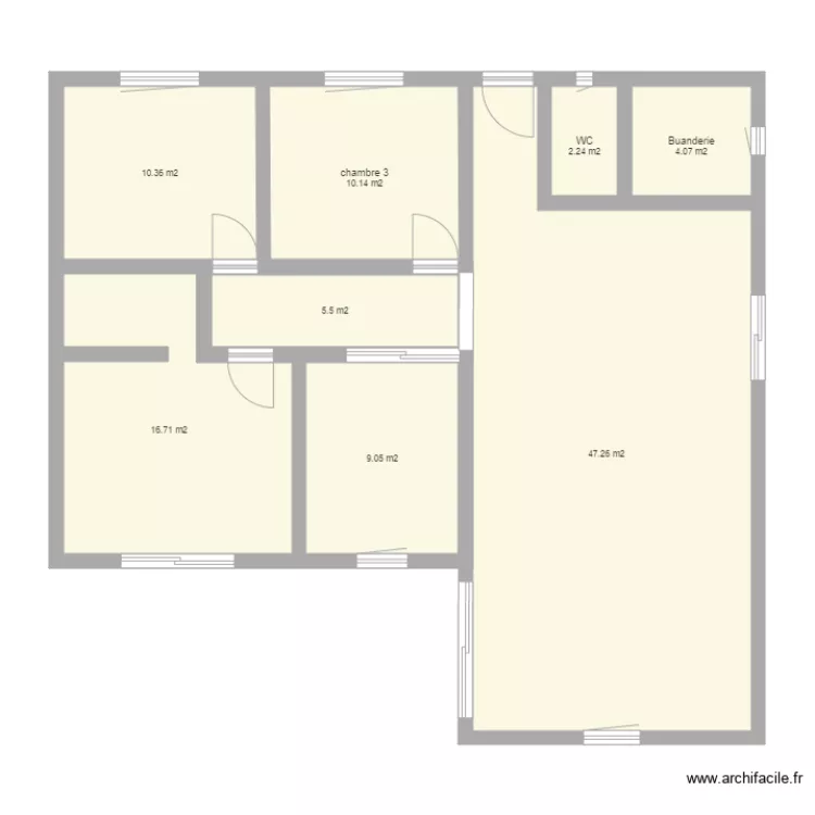 plan maison. Plan de 