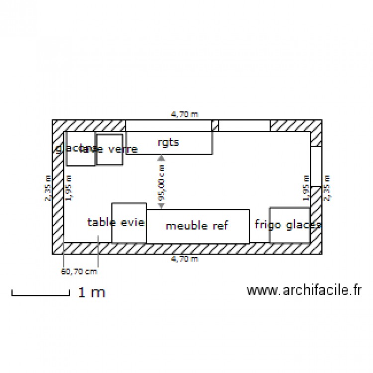 plan bar. Plan de 0 pièce et 0 m2