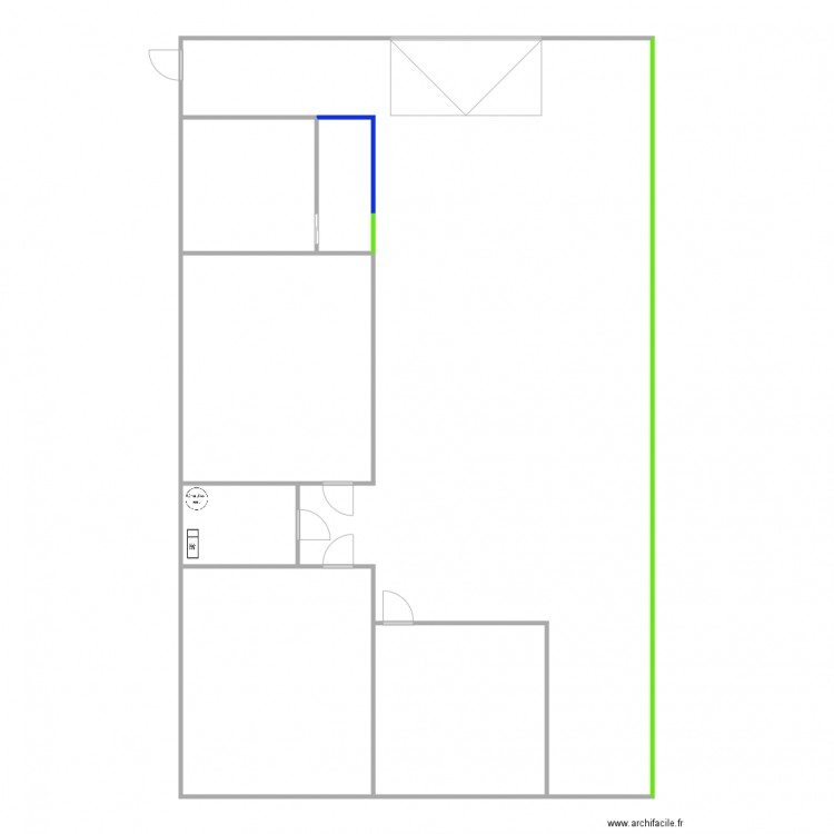 OPTION 1 local VSD La meute. Plan de 0 pièce et 0 m2