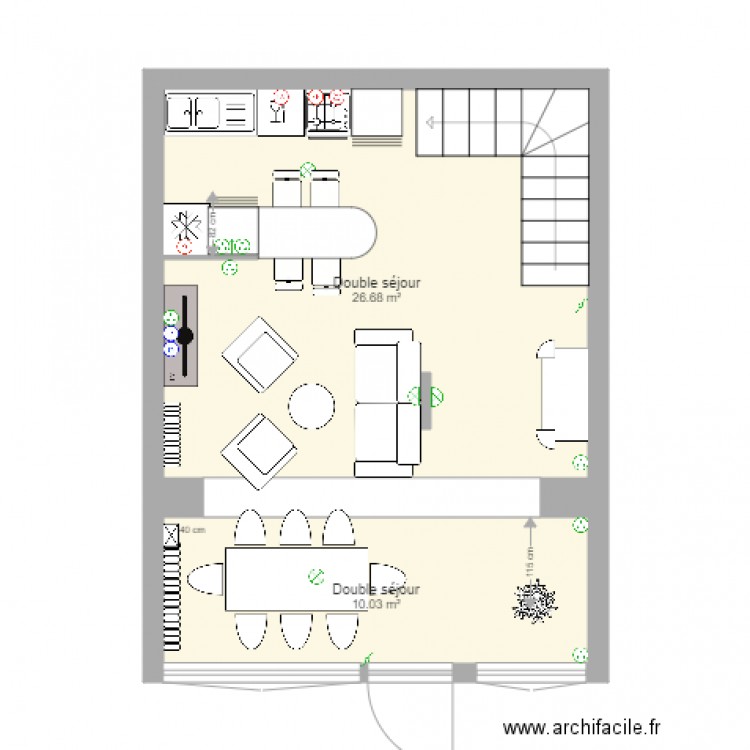 Arnaud Projet. Plan de 0 pièce et 0 m2