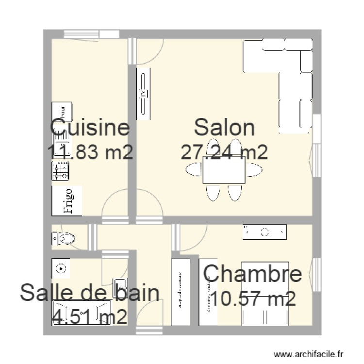 Appartement POIREL. Plan de 0 pièce et 0 m2