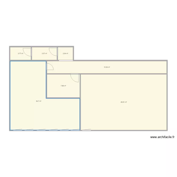 cuisine 5&egrave;me. Plan de 