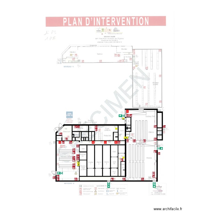 QUAI SUD 2. Plan de 0 pièce et 0 m2