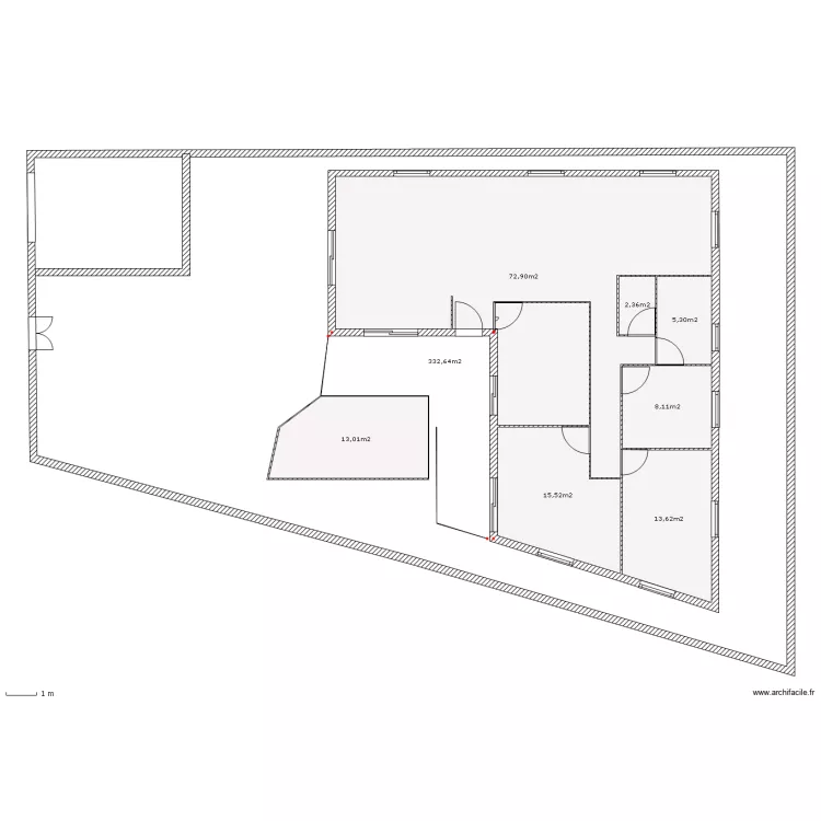 maison djerba. Plan de 