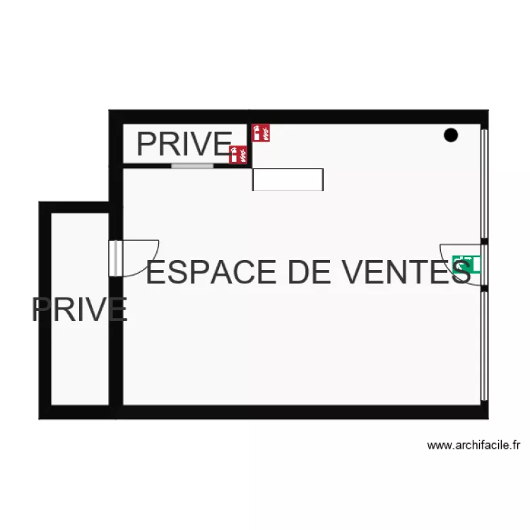 MM BOUTIQUE 5. Plan de 