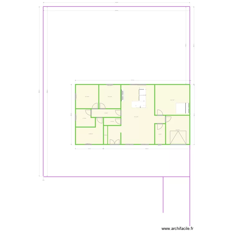 maison 2. Plan de 