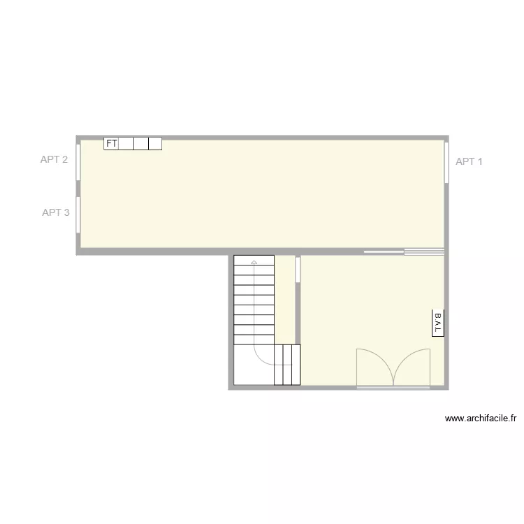 Plan Jardins du Golf Bat B. Plan de 