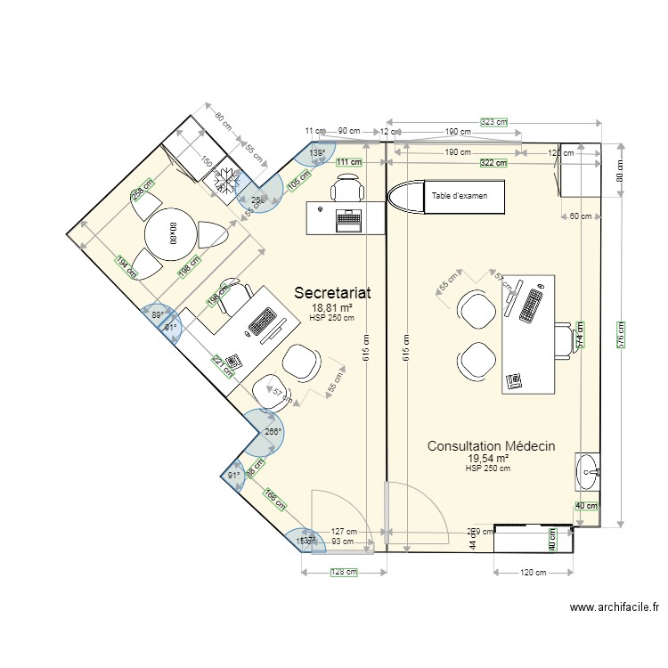 RDC sec gastro. Plan de 0 pièce et 0 m2