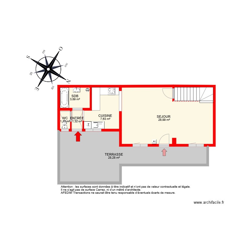 BI 6266 RDC. Plan de 0 pièce et 0 m2