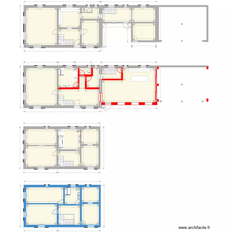 Weyersheim Maison 1 RDC. Plan de 