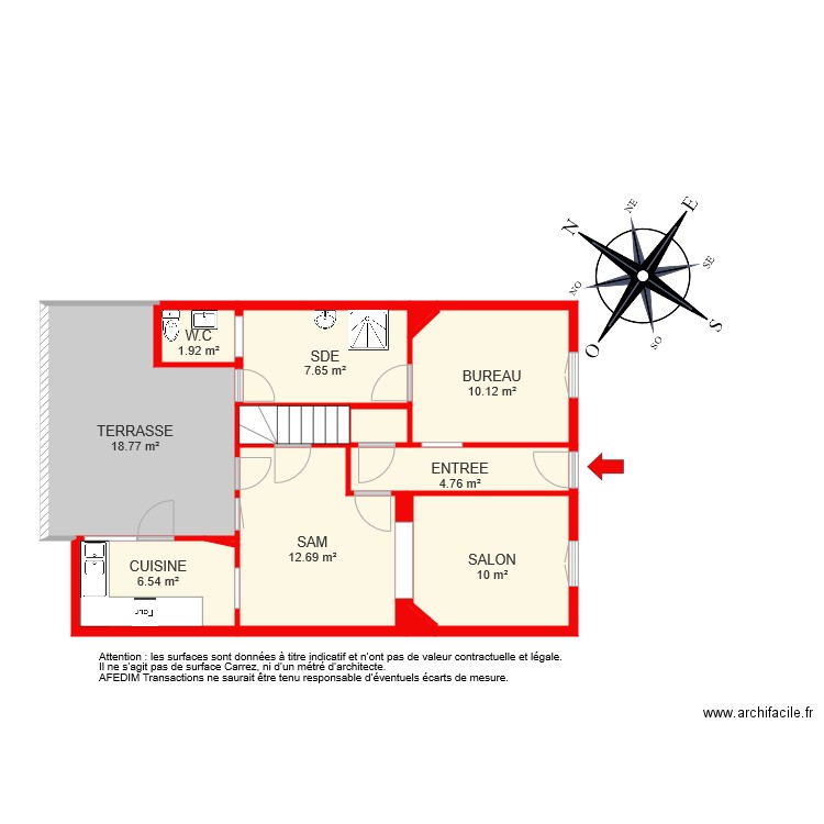 BI 5037 RDC. Plan de 0 pièce et 0 m2