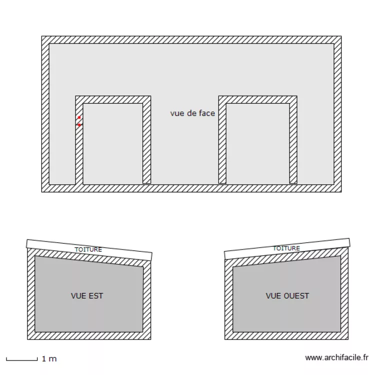 garage decoupee. Plan de 