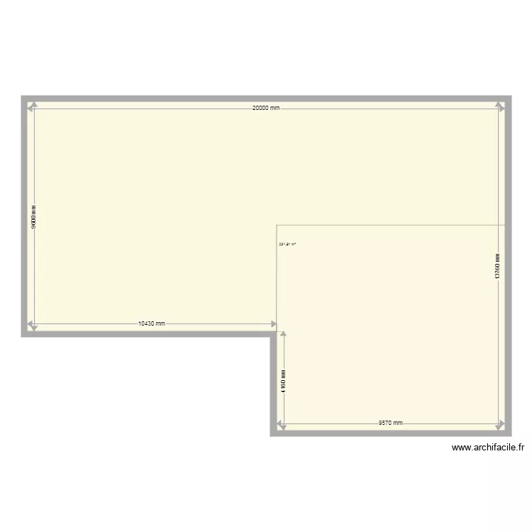 Mezzanine PSI. Plan de 