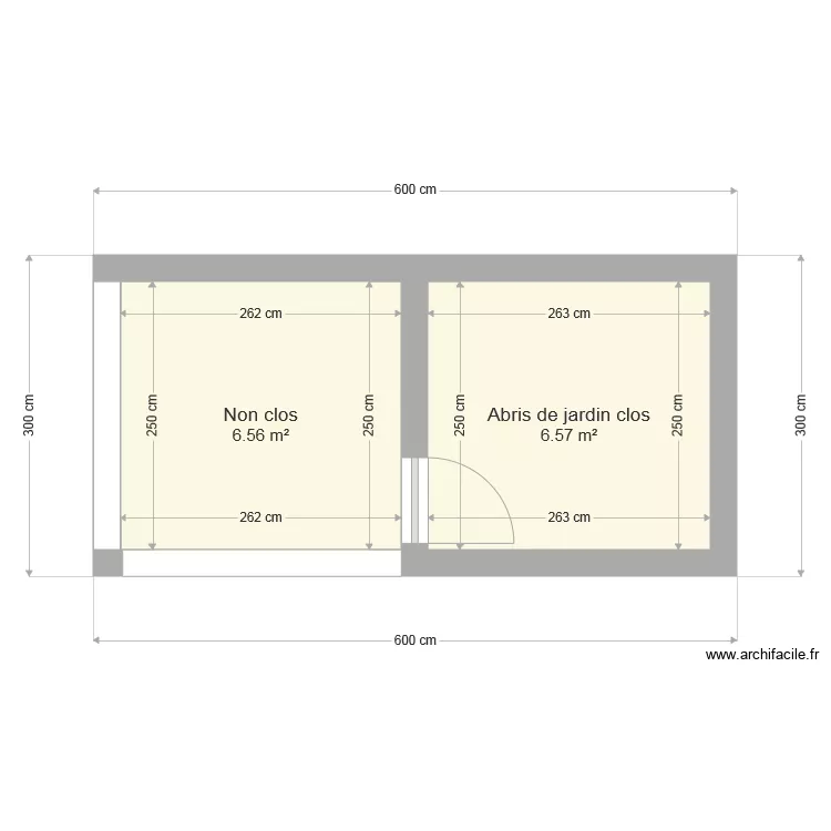 Abris de jardin. Plan de Abris de jardin. Plan de