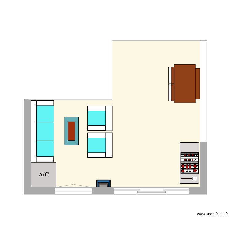 Terrase. Plan de 0 pièce et 0 m2