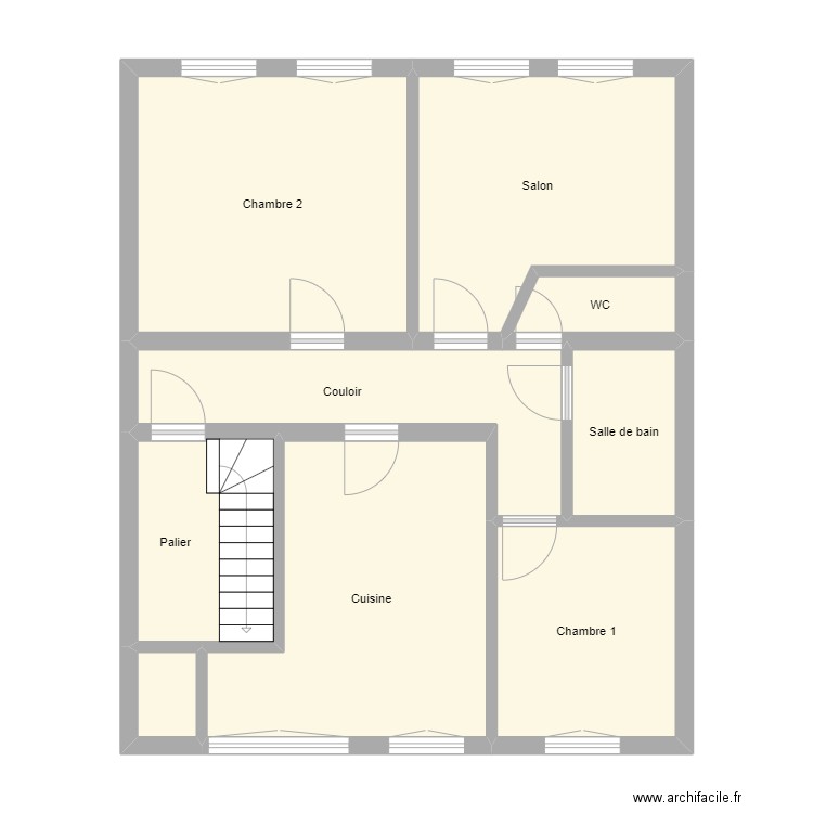 Croquis App 1 étage GEISS. Plan de 0 pièce et 0 m2