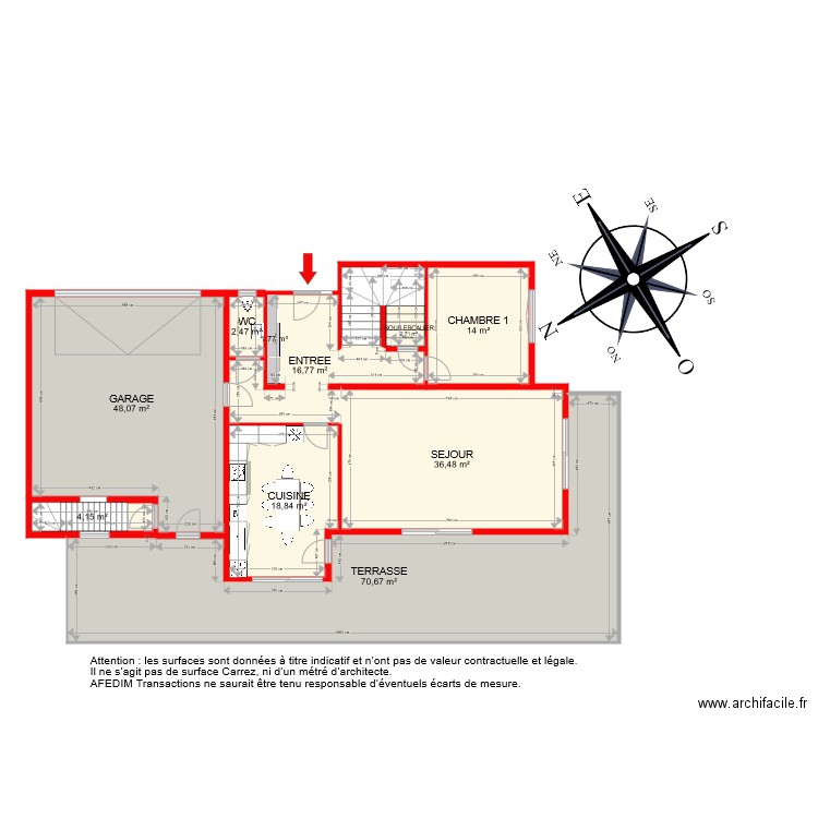 BI 6561 RDC. Plan de 0 pièce et 0 m2