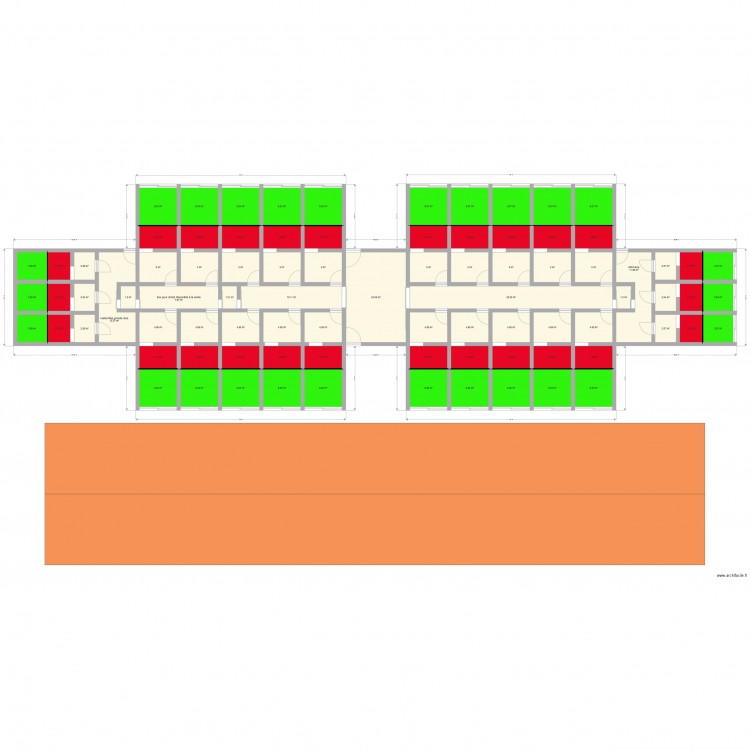 chenil 2 la tuilerie sans toiture. Plan de 0 pièce et 0 m2