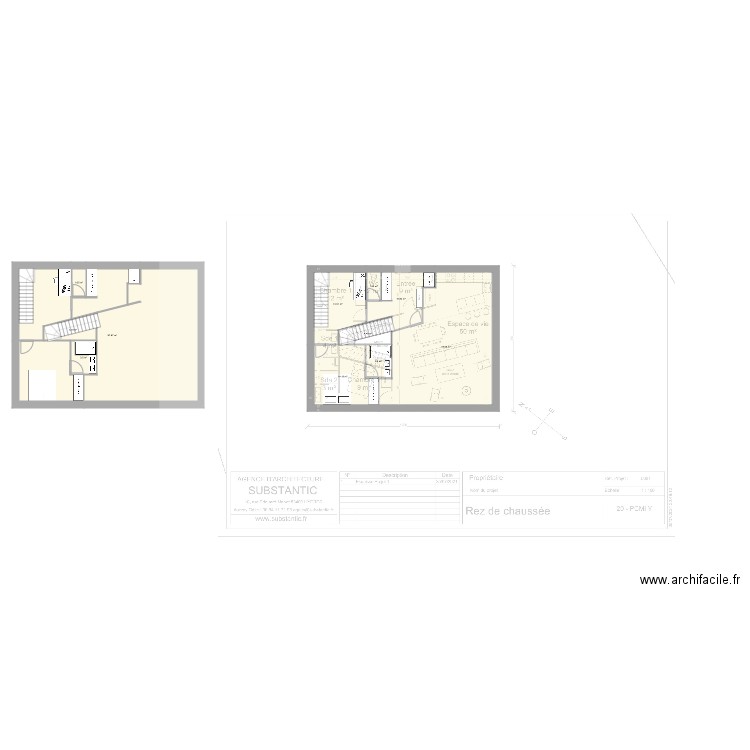 Songenaz Chamonix RDC N1. Plan de 0 pièce et 0 m2