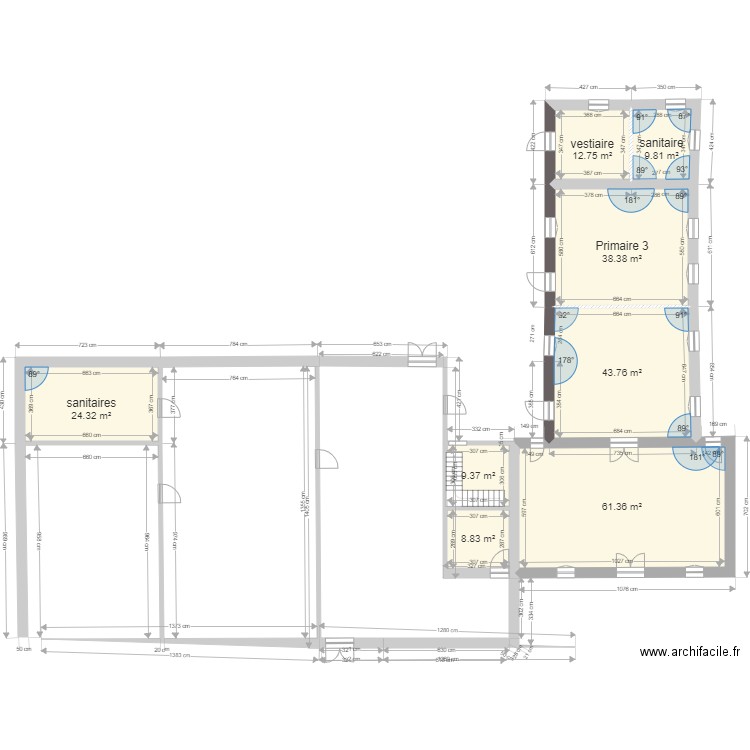 ecole v6. Plan de 0 pièce et 0 m2