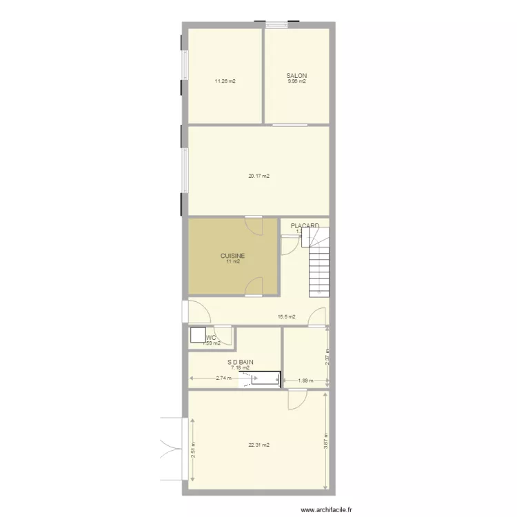 PLAN FRAINVILLE 2. Plan de PLAN FRAINVILLE 2. Plan de