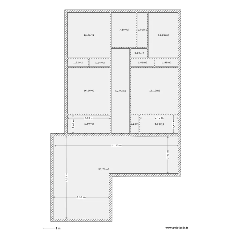 maison pm1. Plan de 