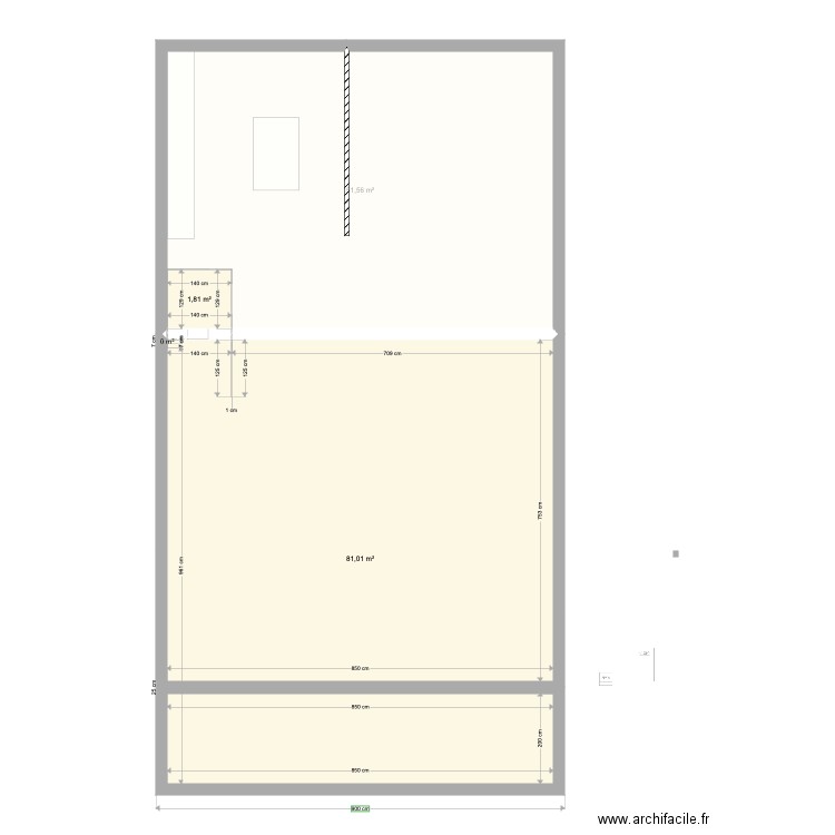 Deneuville RDC final. Plan de 12 pièces et 211 m2