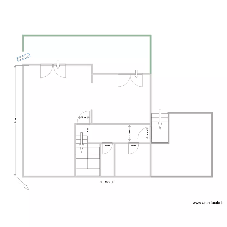 clerfond rdc. Plan de 