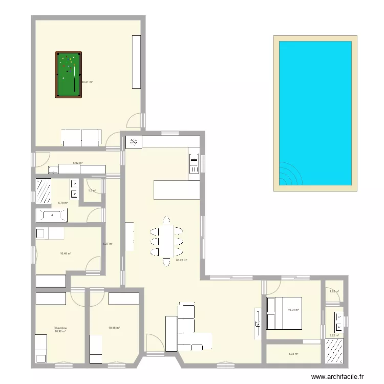 maison . Plan de 