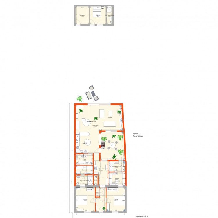 renovation 40 3. Plan de 0 pièce et 0 m2