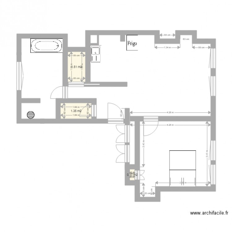 Plan. Plan de 0 pièce et 0 m2