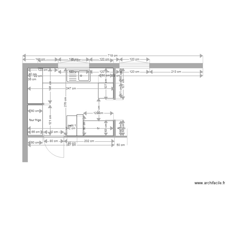 fresnes plan cuisine15042022. Plan de 0 pièce et 0 m2