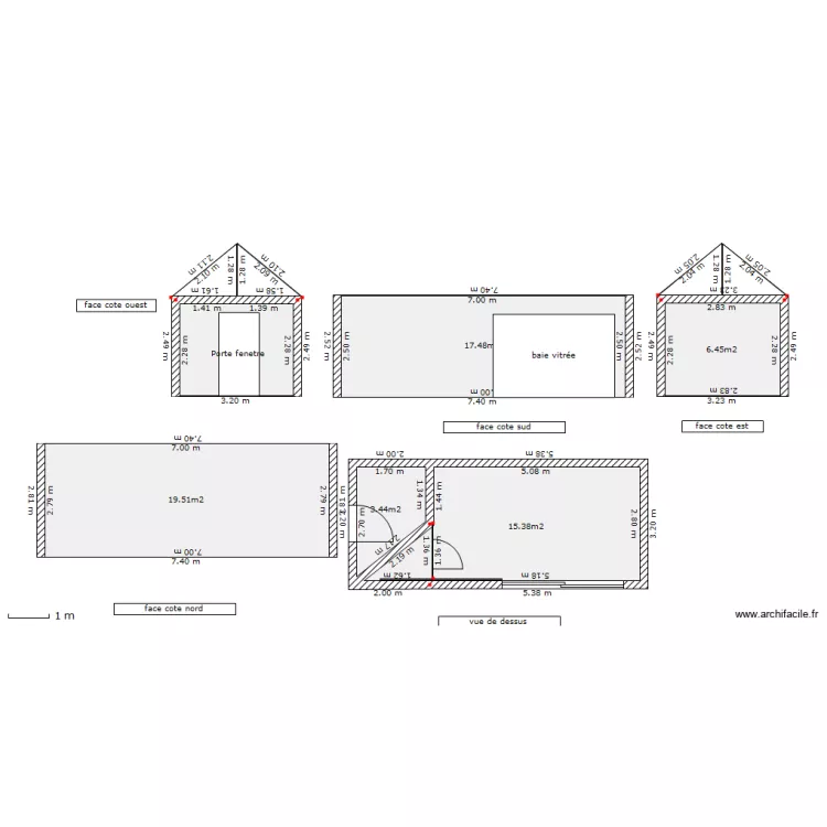 POOL HOUSE JFR 3. Plan de 