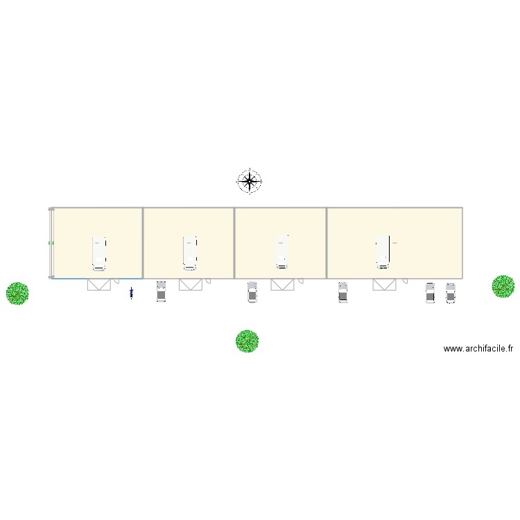 batiment. Plan de 0 pièce et 0 m2