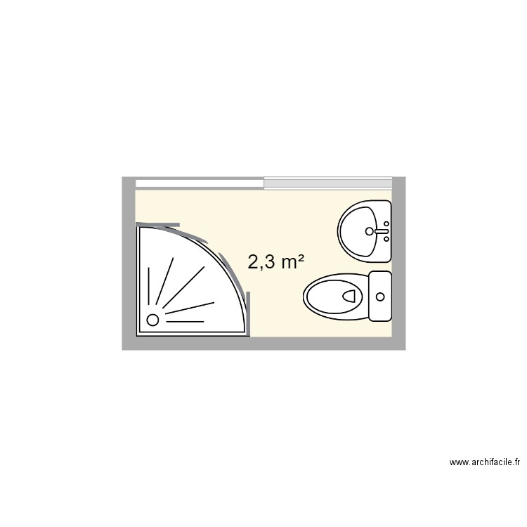 sdb charbo. Plan de 0 pièce et 0 m2