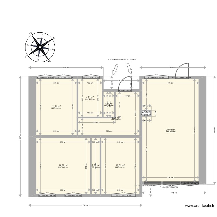 leberre. Plan de 0 pièce et 0 m2