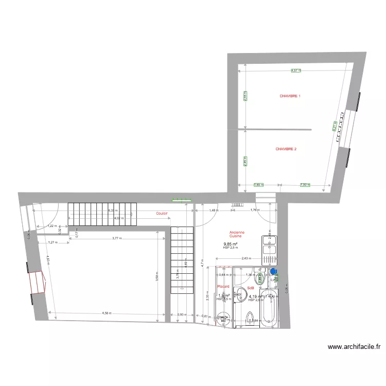 1 ER ÉTAGE . Plan de 1 ER ÉTAGE . Plan de
