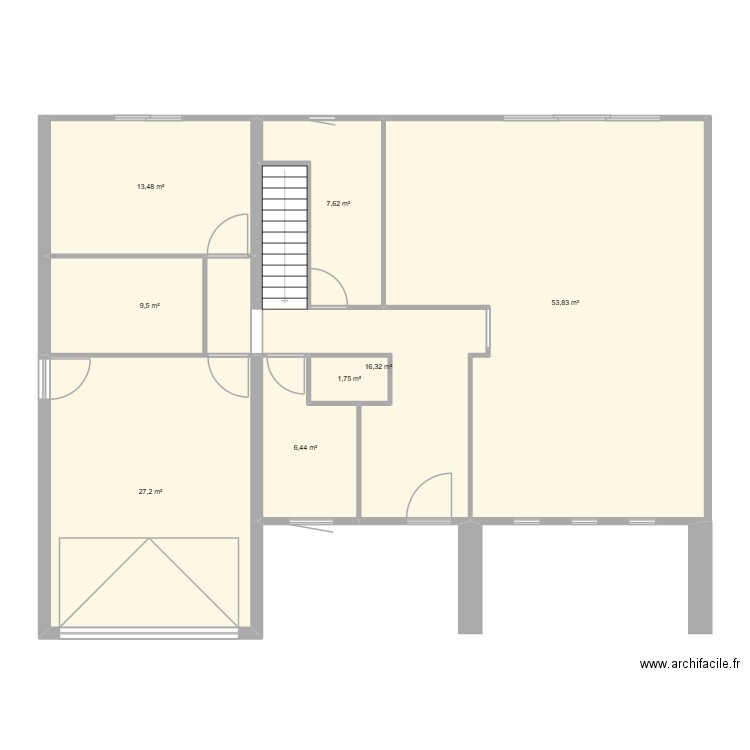 PLAN LOFT. Plan de 8 pièces et 136 m2