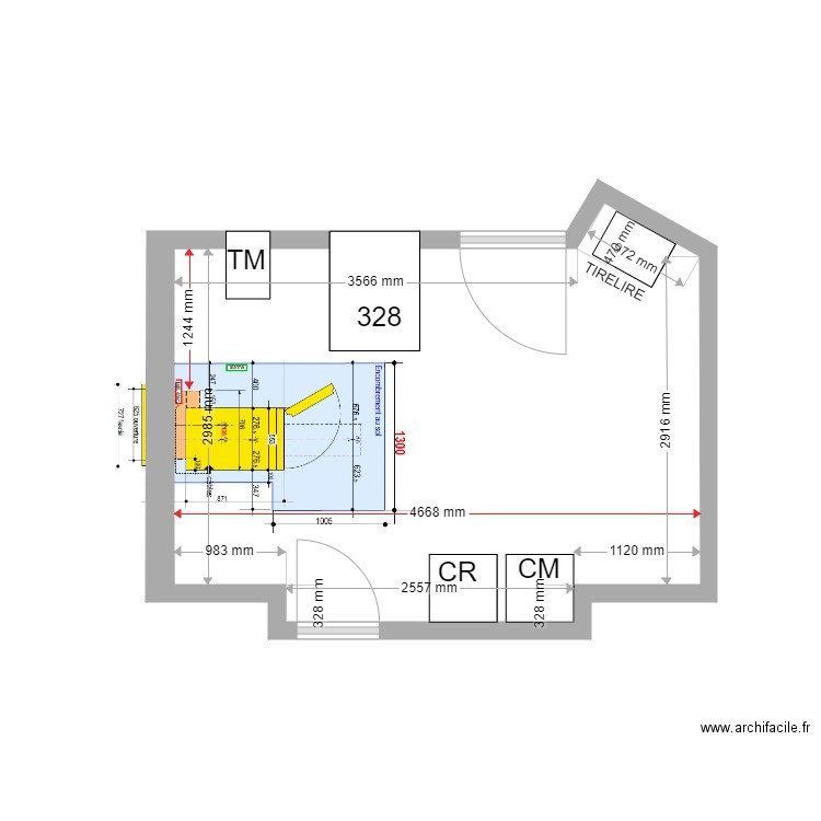 PLAN DE MASSE EXISTANT FANGO 6625. Plan de 0 pièce et 0 m2