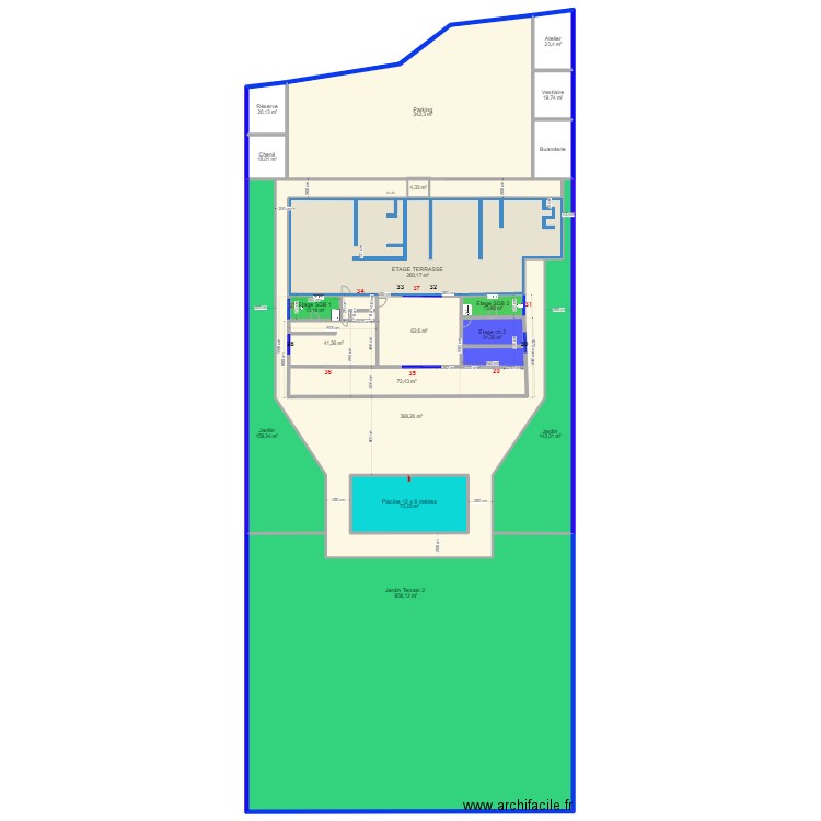 AAAAAAAAA 2023 01. Plan de 91 pièces et 7226 m2