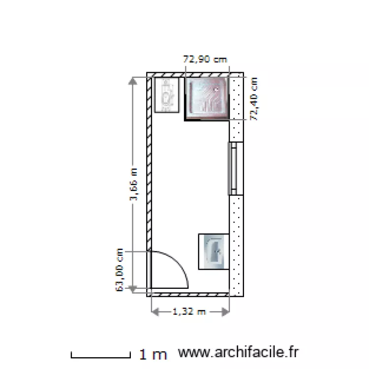 sdb Legesne. Plan de 