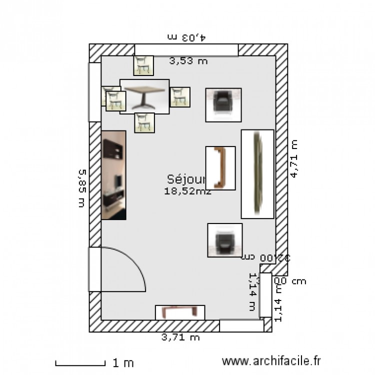 Séjour. Plan de 0 pièce et 0 m2