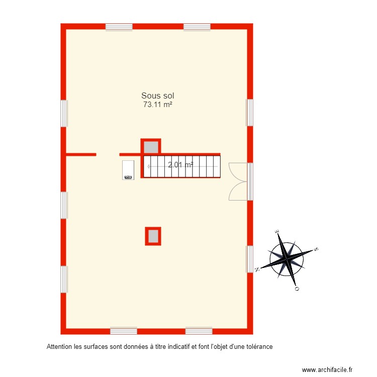 BI 4602 sous sol non côté. Plan de 0 pièce et 0 m2