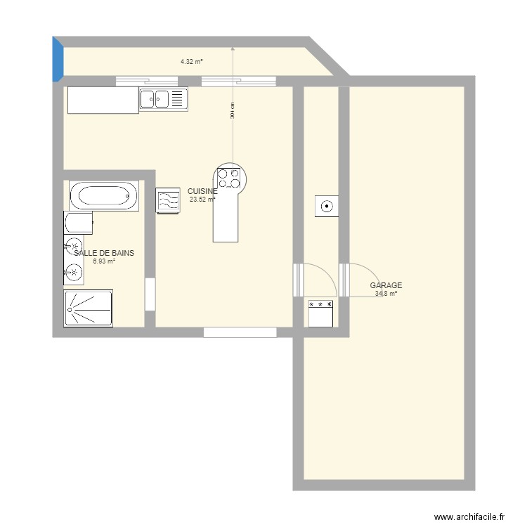 MAISON extension. Plan de 0 pièce et 0 m2